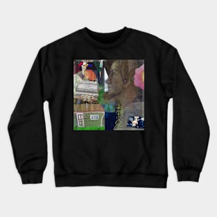 'thinking' a collage Crewneck Sweatshirt